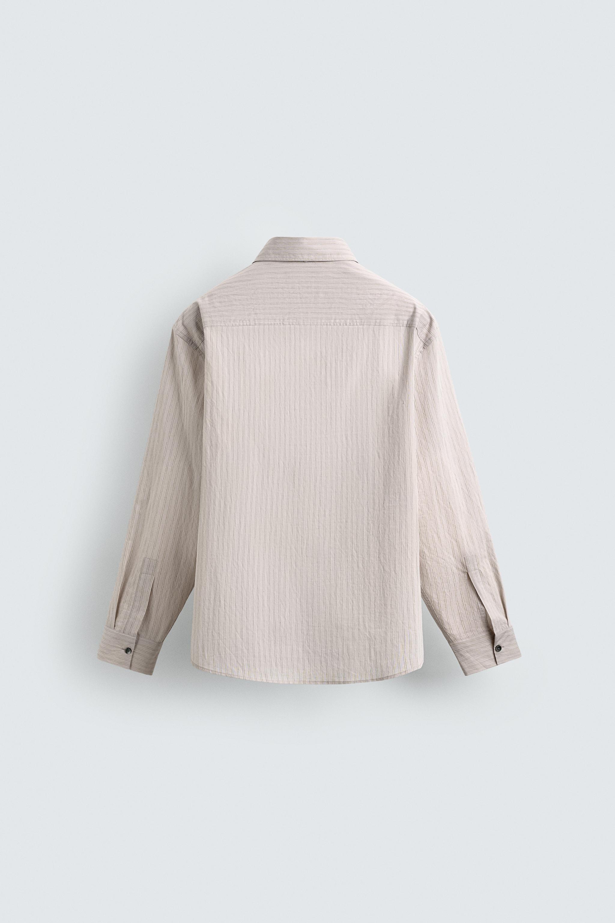 COMBINATION STRIPED TIE SHIRT